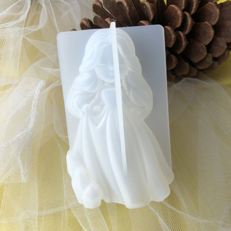 Soap Making Ideas - Moule à bougie princesse 3D en