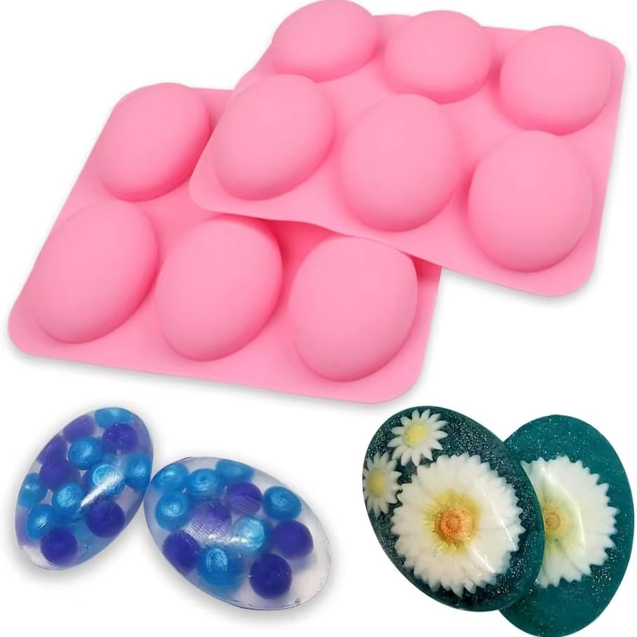 Soap Making Websites - Moules en Silicone à 6 cavités