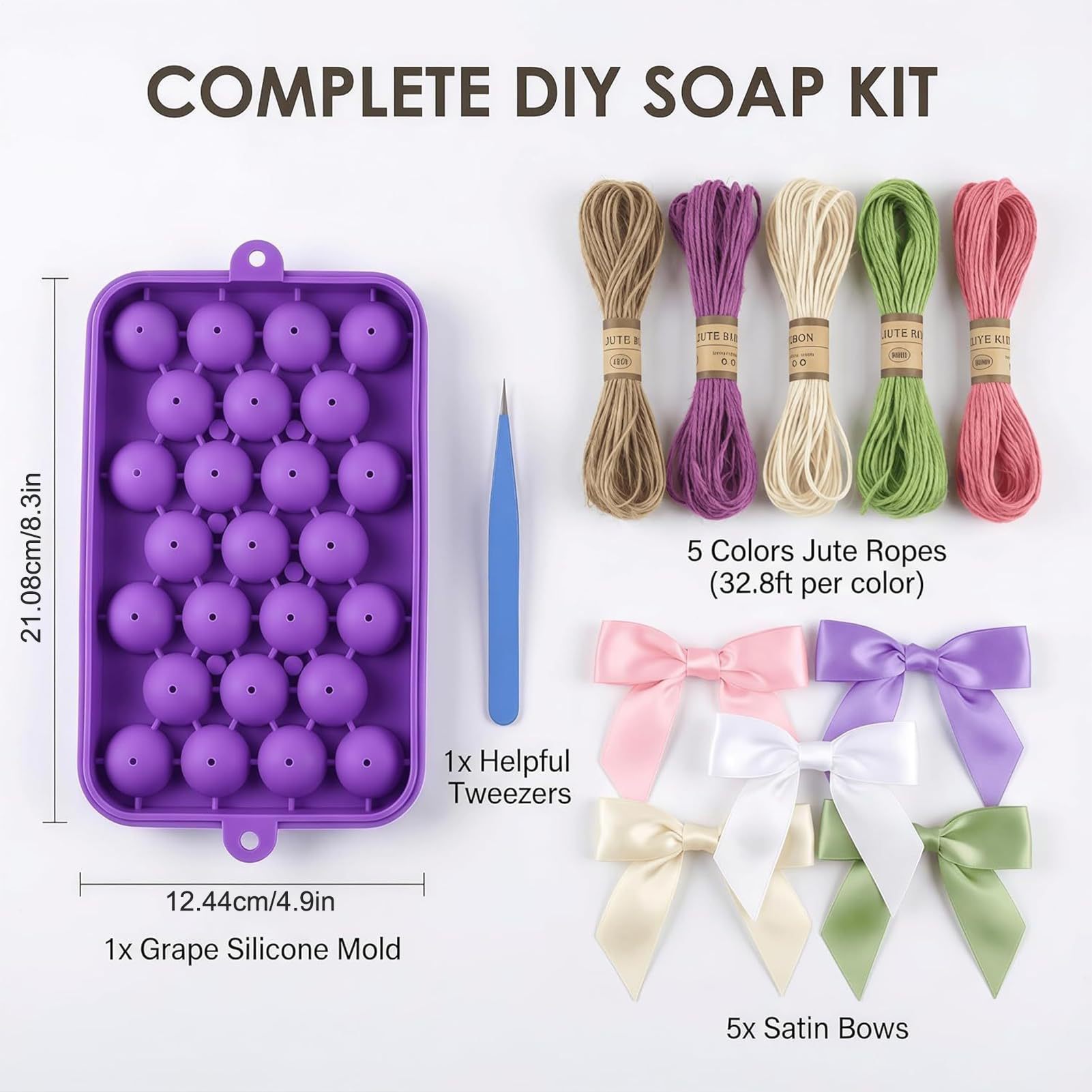 Soap Making Hobby - Moule créatif en forme de raisin